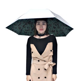 ENN LLC Ambidextrous Fishing Umbrella Parasol Hat Umbrella for Fishing, Gardening, Photographing, Outdoor Work, camouflage