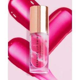 Makeup Revolution, Lip Swirl Ceramide Gloss, Lipgloss, Berry Pink, 4.5ml