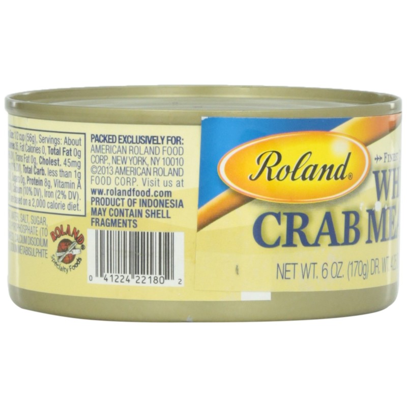 Roland White Crabmeat, 6 oz