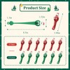 Silicone Christmas Garland Hanger Decorations for Mantle Hooks 12 Pcs