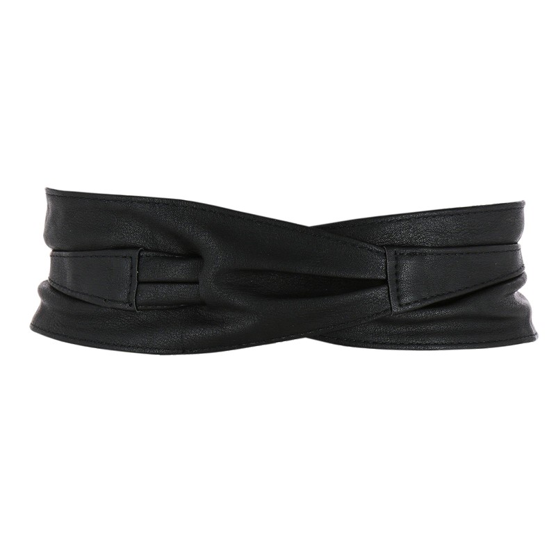 Fashiongen Women's Waist Belt Wide Obi Belt MICA (Ceinture Mica)