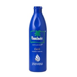 Parachute Advansed Aceite de coco dorado con vitamina E | Aceite de coco puro | Para cabello largo, fuerte y nutrido | Aceite para cabello indio | 13.