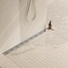 Neodrain 36 Inch Rectangular Linear Shower Drain with Brick Pattern