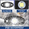 Treela 24 Pods White Rock Lights LED Wheel Well Underglow