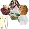 Extra Large Safety Pins, 10 PCS Heavy Duty Big Safty