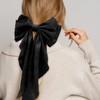 Silky Satin Women's Hair Bows with Long Tail Bowknot for
