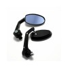 Unbranded Rearview 7/8'' 22mm Handle Bar End Side Mirrors For