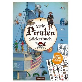 Mein Piraten-Stickerbuch: Über 500 Sticker | Stickerheft für Kinder ab 4 Jahren