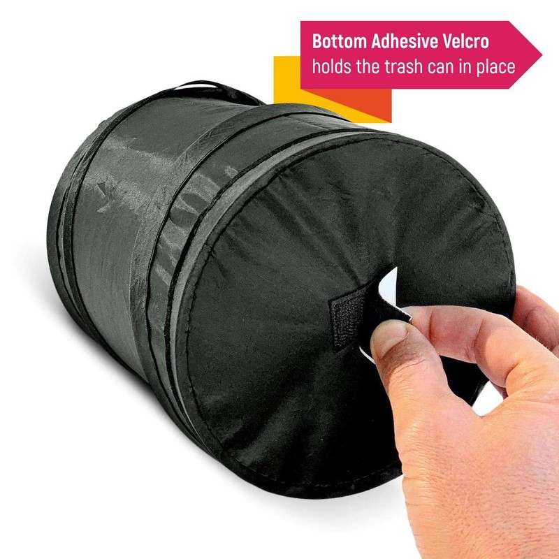 Mavoro Car Trash Can, Portable Garbage Bin, Collapsible Pop-up Water