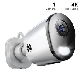 Night Owl Plug-in AC Powered Wi-Fi 4K HD Indoor/Outdoor Deterrence Camera with 2-Way Audio (1 Camera)