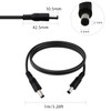 DC5.5x2.1mm 12V Male to Male Cable 18AWG Male to Male