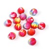 【B170】 Beads for DIY Projects: 15mm Round, Mixed Color, 30Qty