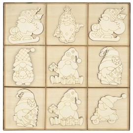 Ideen mit Herz Scatter Decoration | Christmas | Advent | Christmas Gnome | Gnome | Filigree Winter Motifs | 27 Pieces