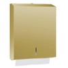 Stardrix Paper Towel Dispenser Wall Mount, Brushed Gold Stainless Steel