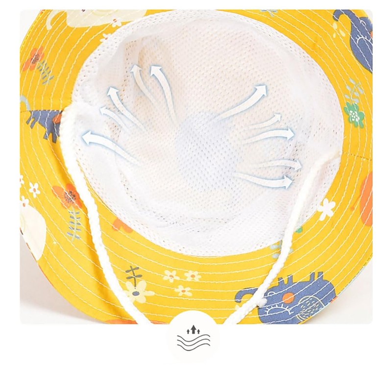 LeafIn Kids Hat, Hat, Kids' Hat, With Drawstring, Sunshade, UVcut