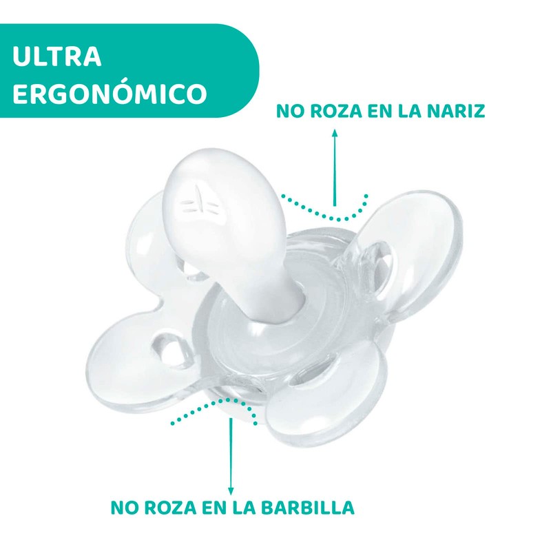 CHICCO, Set de Chupón para Bebé PhysioForma Comfort, 6 a