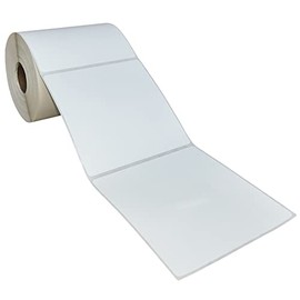 Premium Label Supply 4x4 Direct Thermal Shipping Labels - 375 Labels per Roll - 1'' Core - 20 Rolls (7500 Labels)