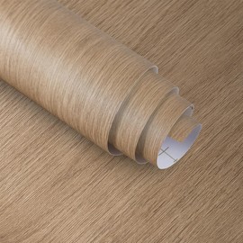 24"x354" Light Brown Wood Wallpaper Peel and Stick Wood Looking Contact Paper for Countertops Waterproof Wallpaper for Bathroom Shower Bedroom Wooden Contact Paper Self Adhesive Wood Grain Vinyl Wrap