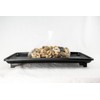 1 Rectangular Black Plastic Humidity/Drip Tray for Bonsai Tree and