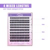 GAQQI Lash Clusters, Eyelash Clusters 120PCS C Curl Individual Lashes,