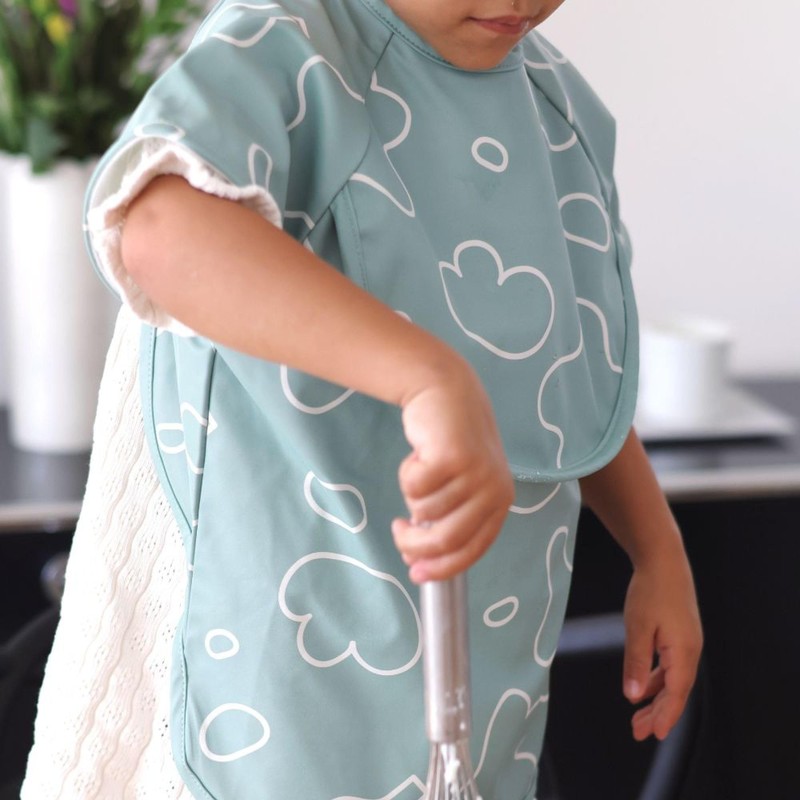 BÉABA, Baby Bib, Baby Catcher Bib, Mother Bib, Waterproof, Elastic