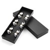 Set of 6 ceramic panda chopsticks rests with gift box,