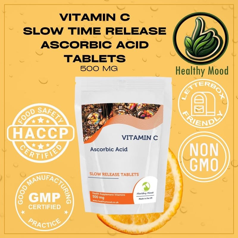 Vitamin C 500mg Slow Time Release Ascorbic Acid 7 Tablets