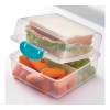 Betterware Topper Con Divisiones, Doble Sandwichera Lleva Tus Alimentos
