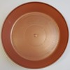 Austin Planter Pots with Saucers, 7 inch Copper Color, Case