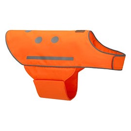 SPOT THE DOG! Reflective Vest Safety Apparel for All Dogs - Easy Fastening Closure, High Visibility Fluorescent Orange, Small