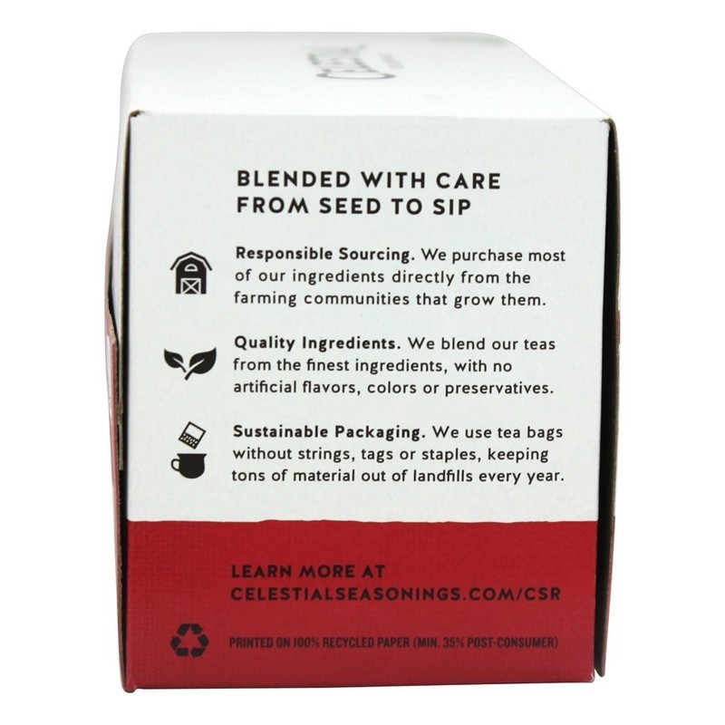 Celestial Seasonings Candy Cane Decaf Green Tea Bags, 20 ct