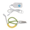 Electric Heating Shears Steel Blades Adjustable Temperature Heated Scissors for