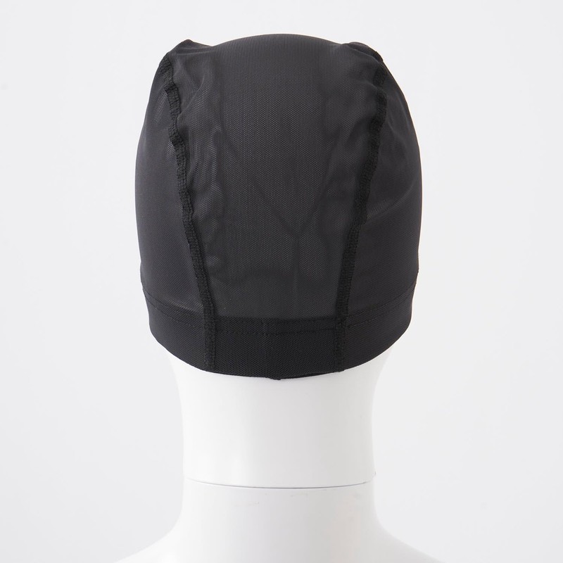 [Private Brand] Swimming Cap, Mesh Cap, Kids, BK, Black