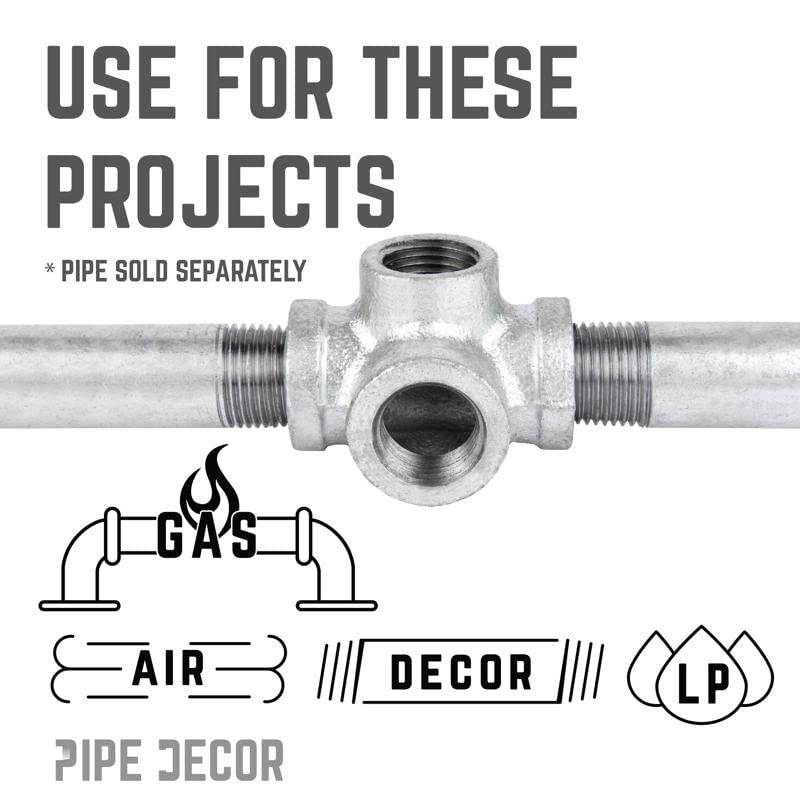 OUTLET TEE GALV FBT 1/2"