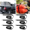 6PCS Heavy Duty Lashing Straps Adjustable Buckle Tie Down Straps