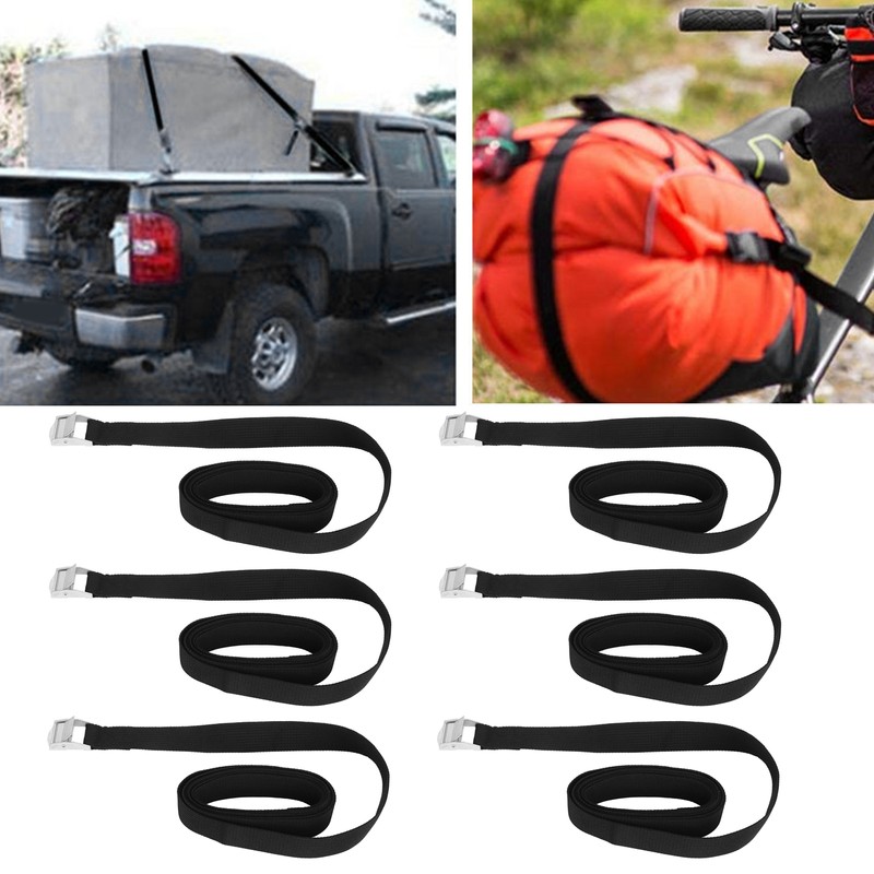 6PCS Heavy Duty Lashing Straps Adjustable Buckle Tie Down Straps