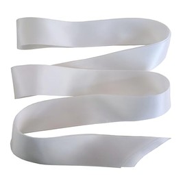 1.6'' Wide Satin Ribbon Sash Belt for Dress Bridal Wedding Party Ribbon Sashes (Off-White)