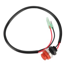 Push Button Switch, Keyless Start Stop Switch Small Momentary Switch for Marine Boat Yatch Outboard Engine