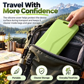 Silicone Protective Cover for Starlink Mini – Hexagonal Heat Dissipation Design with Shock-Absorbing Protection for Outdoor Use