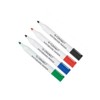 Q-Connect Drywipe Marker Pen Assorted (Pack of 4)