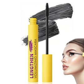 Bubble Mascara - Waterproof Colossal Bubble Mascara for Women, Volume & Length Black Mas-cara, Buildable & Lightweight Formula, Long-Lasting, Well-Defined Lashes and Enhances The Natural Look