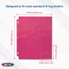 BCW Double-Sided 9-Pocket Pages Holder - 10 Pink Pages |