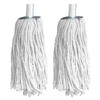 Pack of 2 Industrial Mop Heads Replacement, PY.10 Pure Yarn