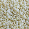 Pony Beads Vanilla Cream Opaque Large Hole Beads Made in