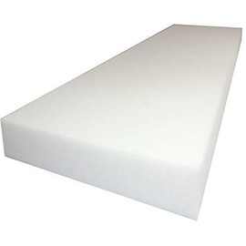 Mybecca 4H x 24W x 72L High Density Firm Upholstery Foam Sheet for Seat Replacement, Cross-Sectional Cushion Pad, Foam Padding, Boat Seat, Benches & Auto Car Seats