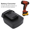 Battery Adapter Converter ABS Dock Power Connector Conversion Kit 12V