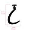 BAMI-LEE House 2 Sets Banana Hanger,360 Degree Free Rotation,Under Cabinet