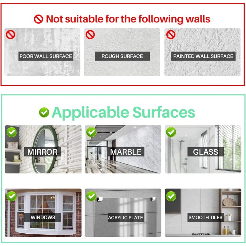 Antimbee 3 Pack Suction Cup Hooks, Clear 3 Pack, Transparent