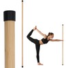 P Polerden Yoga Stick, 58 inches Stretching Stick for Mobility,