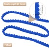 sourcing map 25 Yards Pom Pom Trim Ribbon, 0.5" Wide